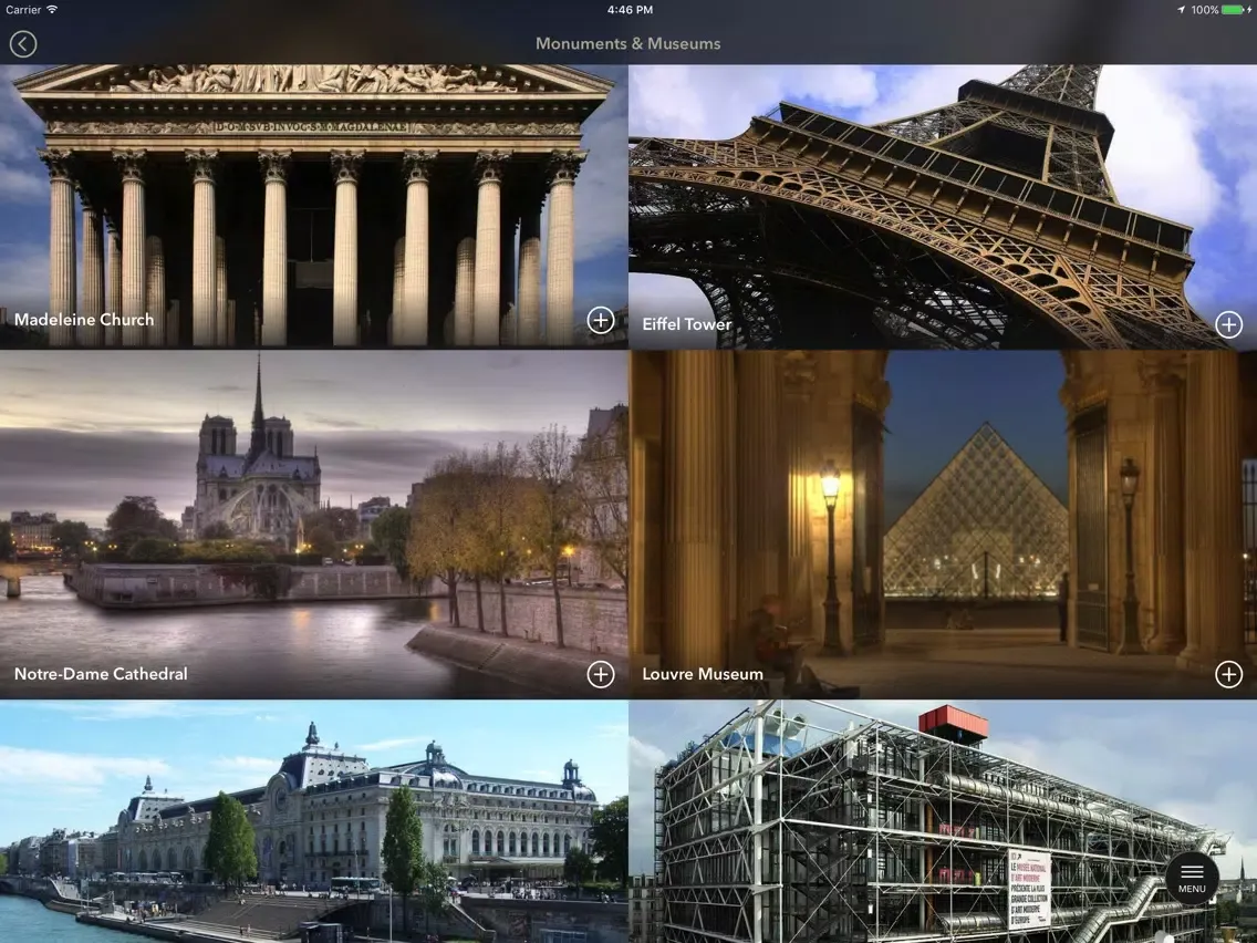 Capturas de tela do Hotel Saint-Honoré Paris iPad 