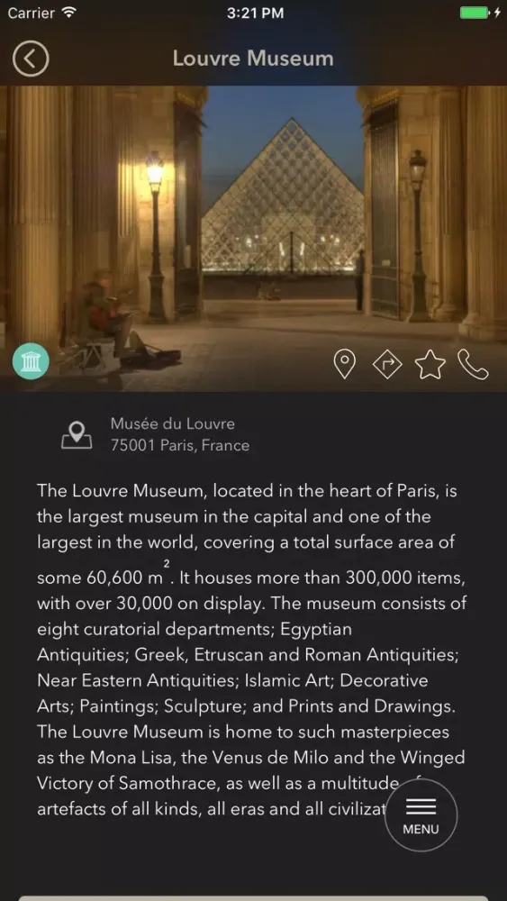 Capturas de tela do Hotel Saint-Honoré Paris