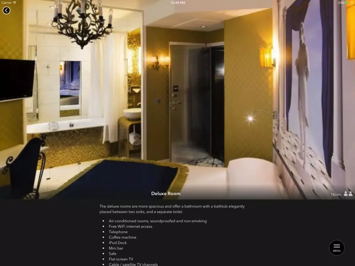 Vice Versa Hotel Paris iPad  স্ক্রিনশট