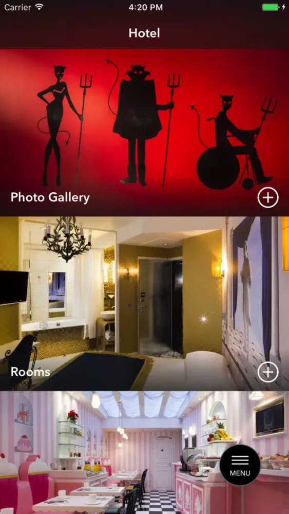 Vice Versa Hotel Paris স্ক্রিনশট