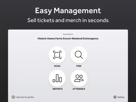 TicketSpice iPad  স্ক্রিনশট