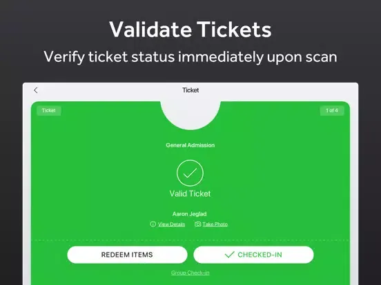 TicketSpice iPad  স্ক্রিনশট