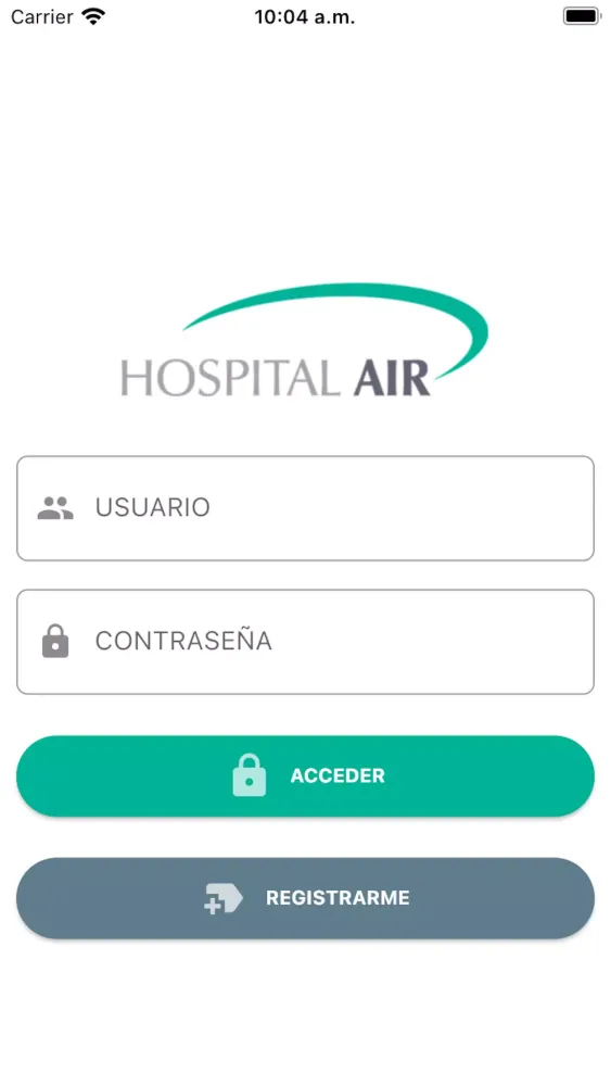 Zrzuty ekranu Urgencias Hospital AIR