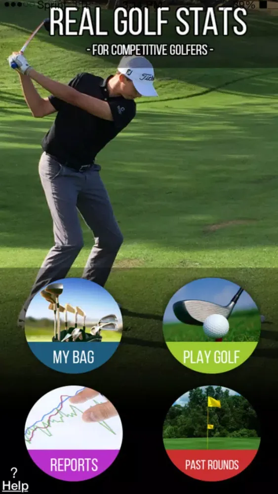 Captures d'écran de Real Golf Stats Lite