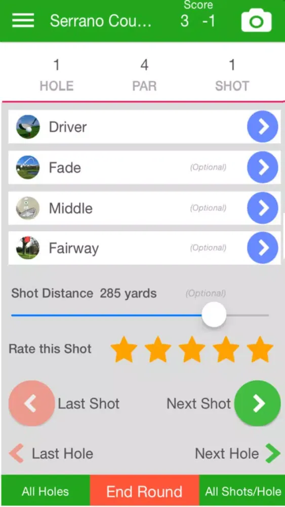 Captures d'écran de Real Golf Stats Lite