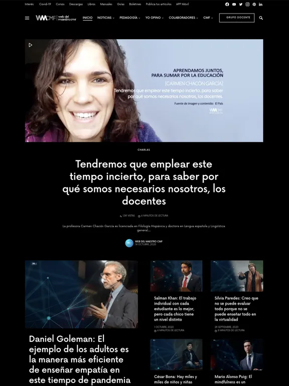 Web del Maestro CMF | 2022 iPad 應用截圖