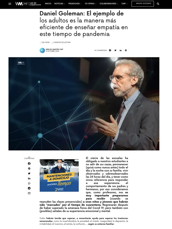 Web del Maestro CMF | 2022 iPad 應用截圖