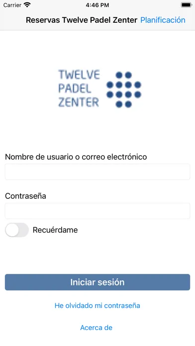 Zrzuty ekranu Reservas Twelve Padel Zenter