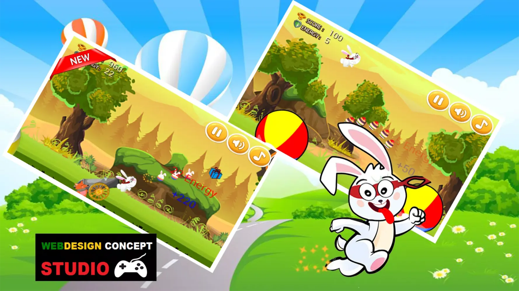 Bunny Ninja Jump : Bunny Game Screenshots