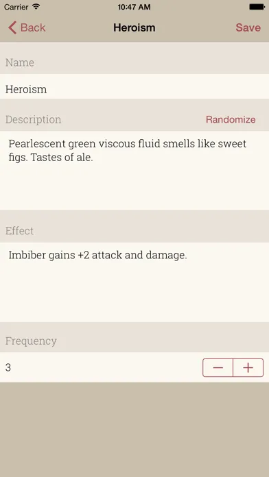 Potions Generator应用截图