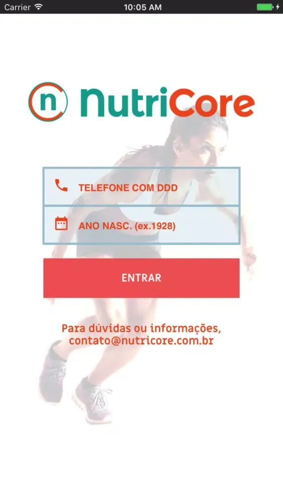 Captures d'écran de NutriCore
