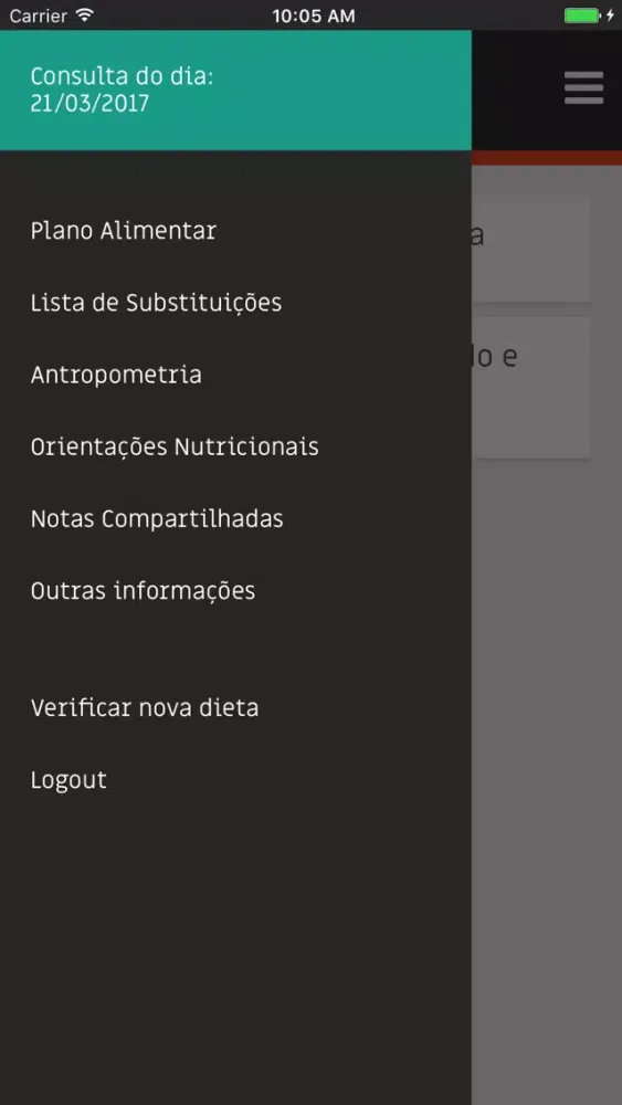 Captures d'écran de NutriCore