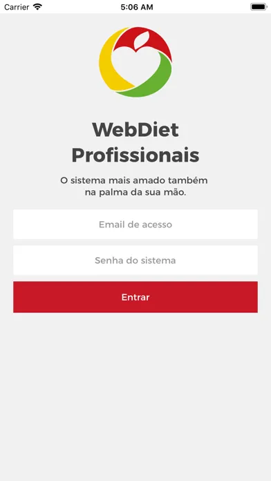 WebDiet: App para nutris स्क्रीनशॉट