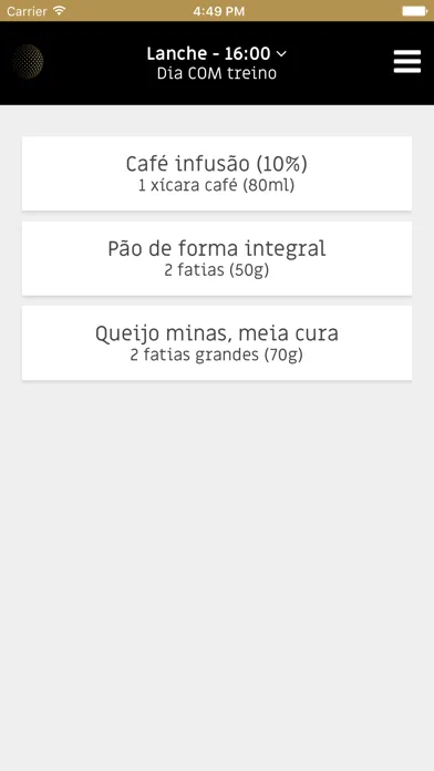 تصاویر RA Nutro - App para pacientes