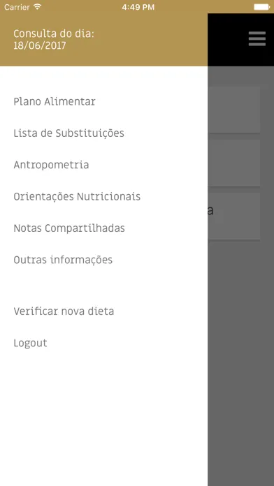 تصاویر RA Nutro - App para pacientes