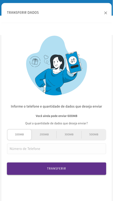 ภาพหน้าจอของ Blueweb Celular