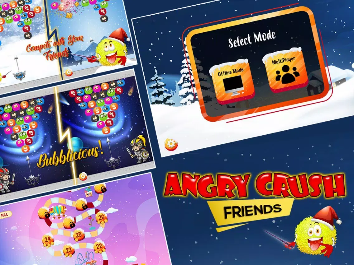 angry bubble crush multiplayer iPad  Screenshots