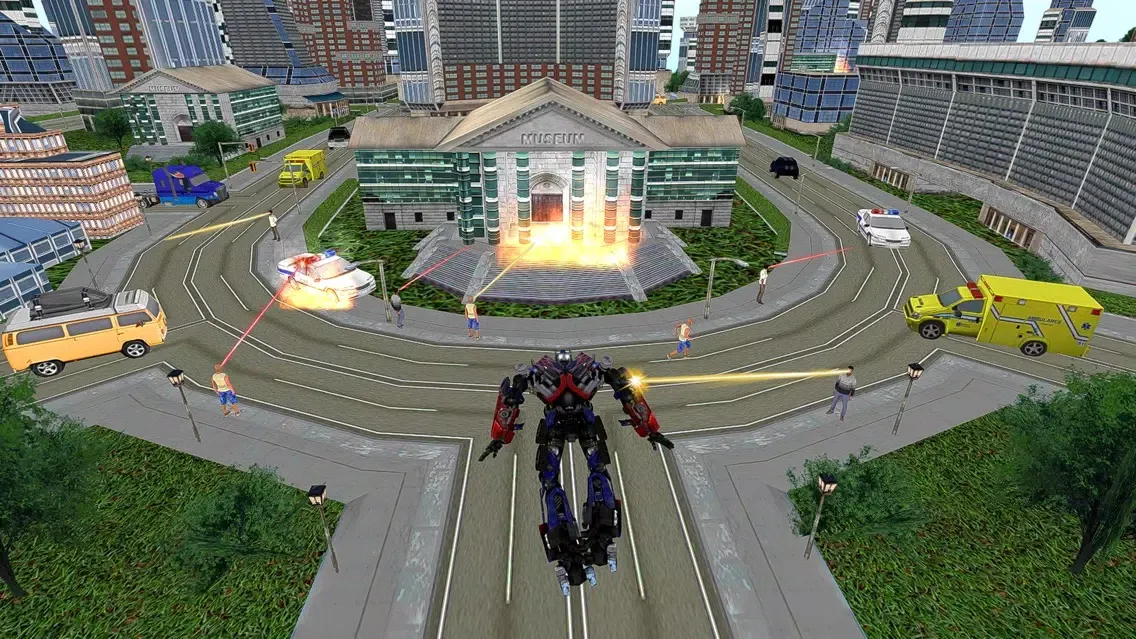 Capturas de tela do Ultimate war robot fighting