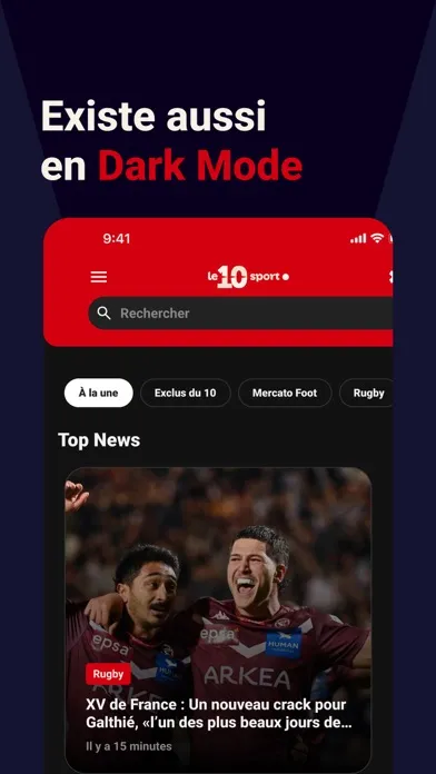 Capturas de pantalla de Le10sport : sports et mercato