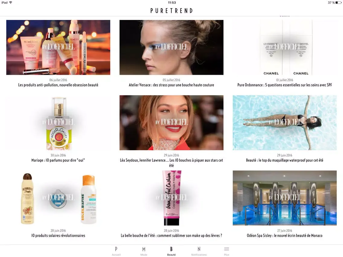 Capturas de pantalla de PureTrend : actu mode & beauté iPad 