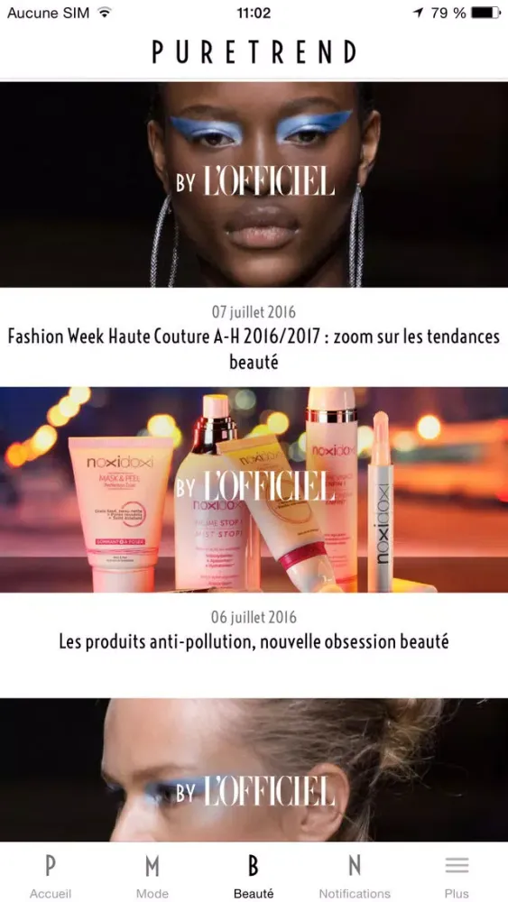 Capturas de pantalla de PureTrend : actu mode & beauté