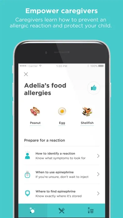 Belay - Manage Food Allergies Ekran Görüntüleri