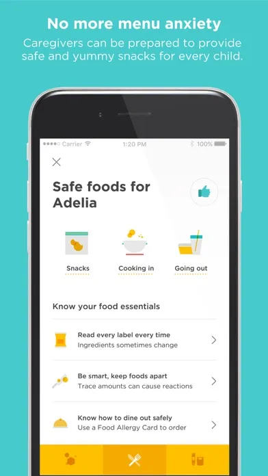 Belay - Manage Food Allergies Ekran Görüntüleri