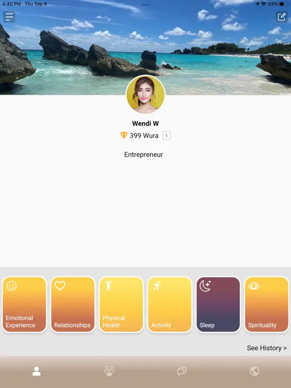 Captures d'écran de WeBe Life iPad