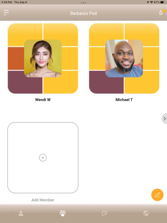 Captures d'écran de WeBe Life iPad