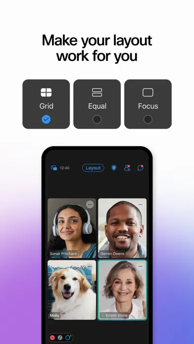 Webex Meetings Screenshots