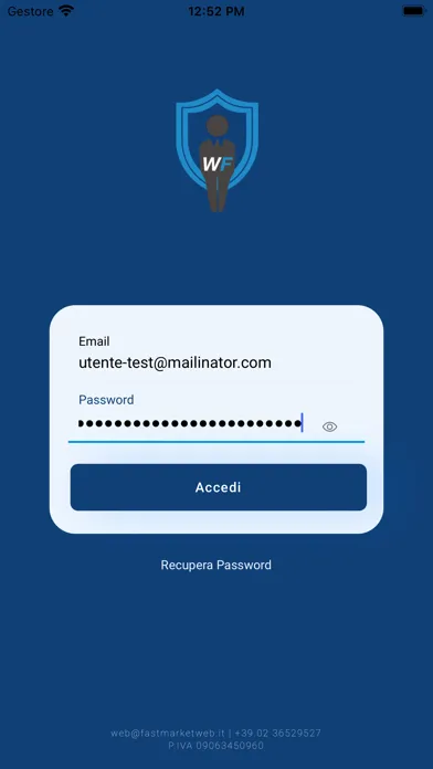 Capturas de tela do WEBFAST