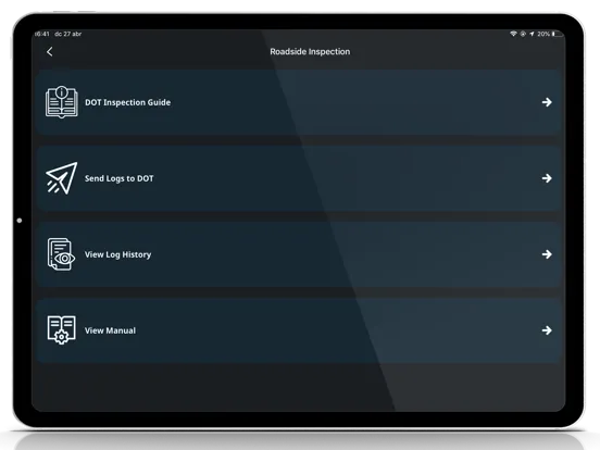WEBFLEET eLogs iPad  스크린샷