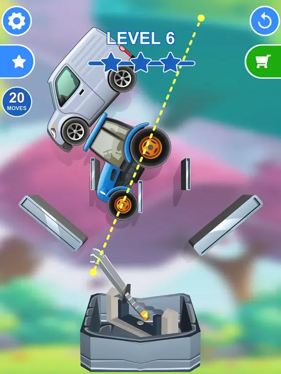 ภาพหน้าจอของ Fun Game - Car Shredding iPad 