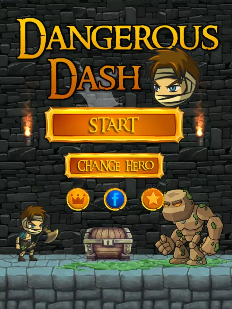 Captures d'écran de Dangerous Dash - Fiery fast endless runner iPad 