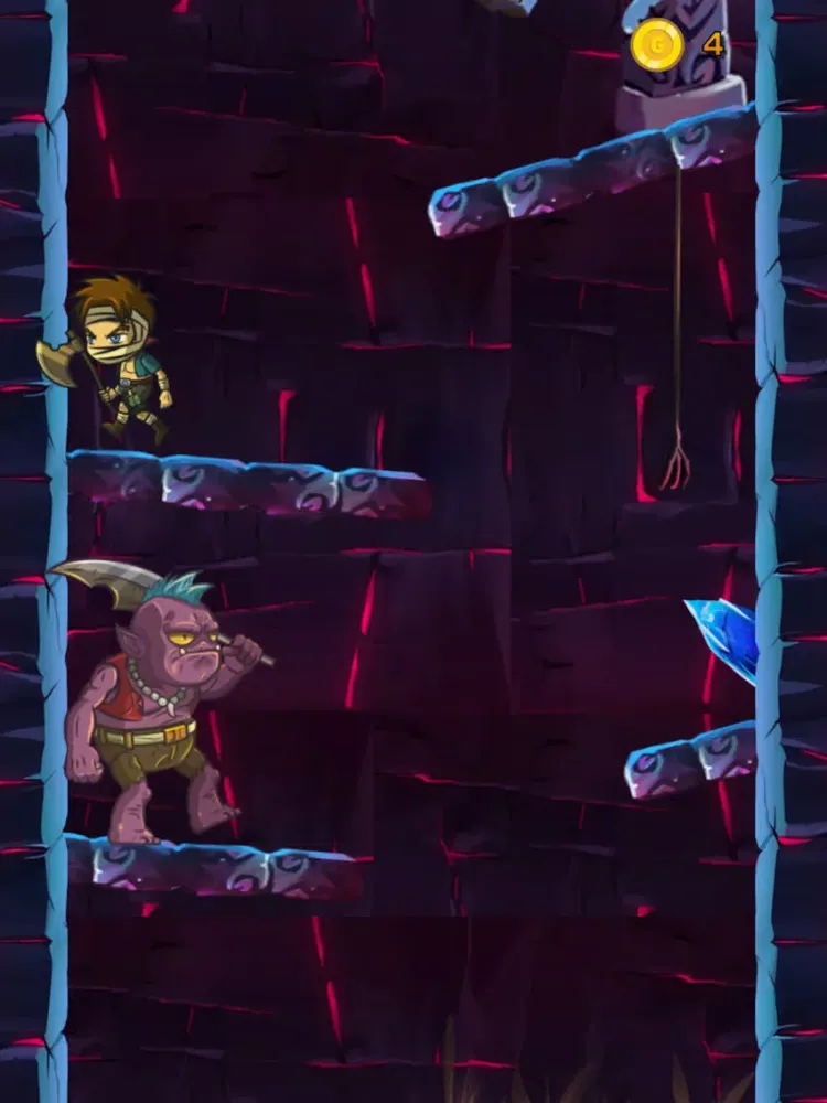 Captures d'écran de Dangerous Dash - Fiery fast endless runner iPad 