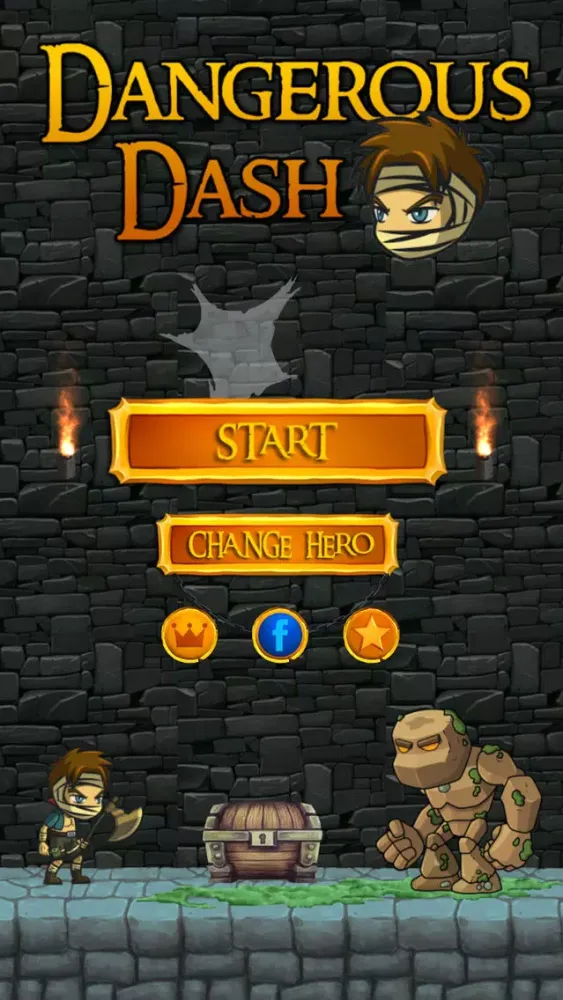 Captures d'écran de Dangerous Dash - Fiery fast endless runner