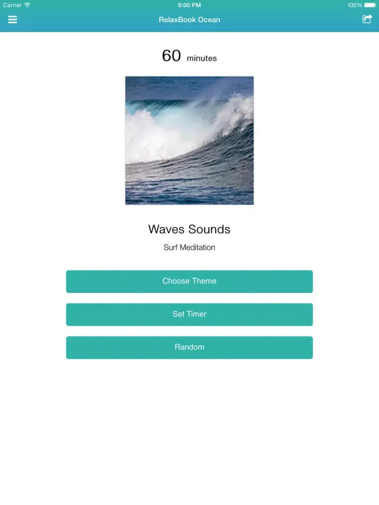 RelaxBook Ocean - Sleep sounds for you to relax with waves, ocean, birds and more iPad  Ekran Görüntüleri
