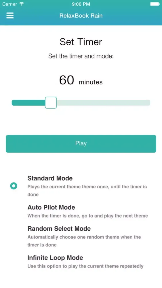 RelaxBook Rain - Sleep sounds for you to relax with natural sounds, storm, thunders, wind, rain, and more Ekran Görüntüleri