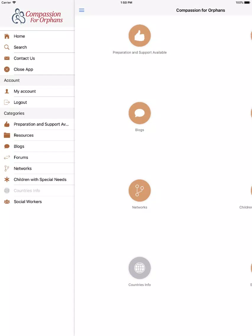 Tangkapan skrin CFO Resources iPad 