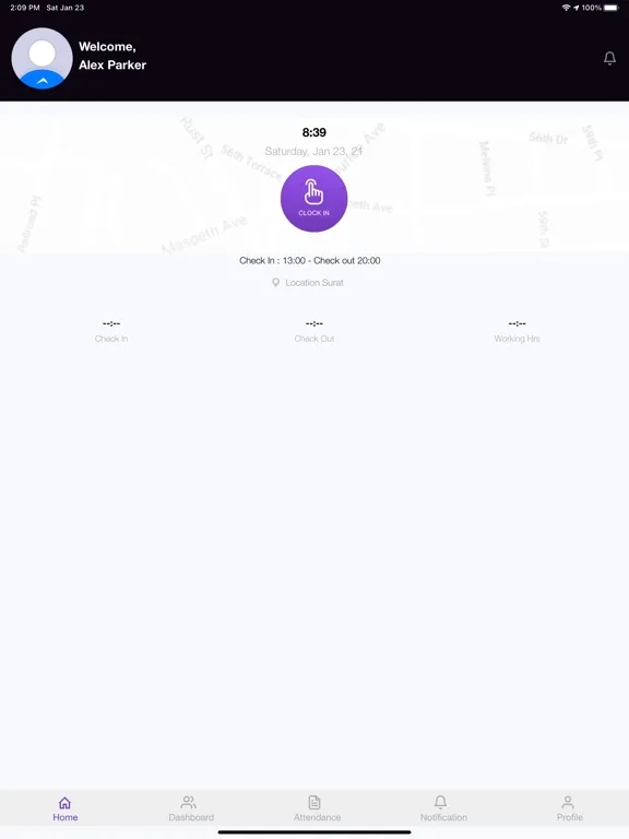 Otium Attendance App iPad 應用截圖