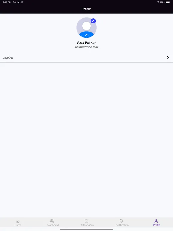 Otium Attendance App iPad 應用截圖