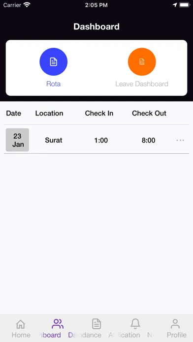 Otium Attendance App應用截圖