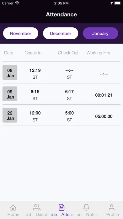 Otium Attendance App應用截圖