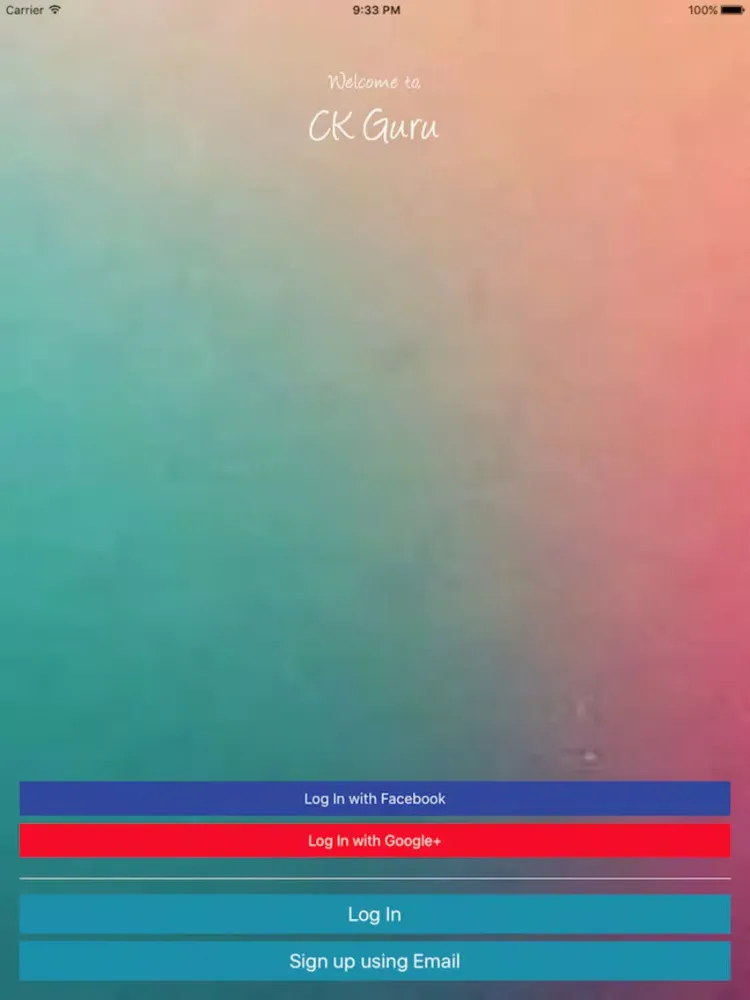 Tangkapan skrin CK Guru iPad 