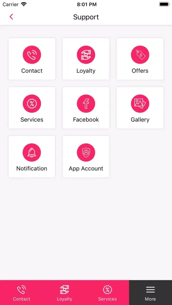 Ảnh chụp màn hình của Glamour Beauticians