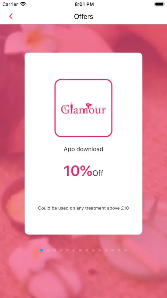 Ảnh chụp màn hình của Glamour Beauticians