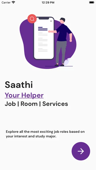 Captures d'écran de Saathi.app