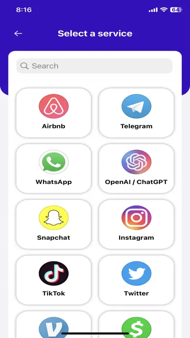 Ảnh chụp màn hình của Receive SMS verification code