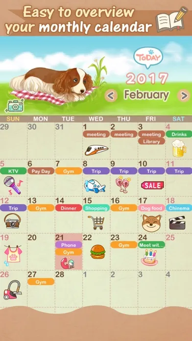 Dog's Life Calendar 狗狗‧生活日誌 Screenshots