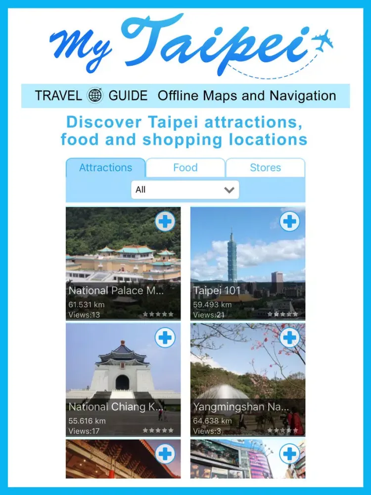 My Taipei - Taipei Travel Guide, Offline Maps and Navigation, Free WiFi Locator iPad  Screenshots